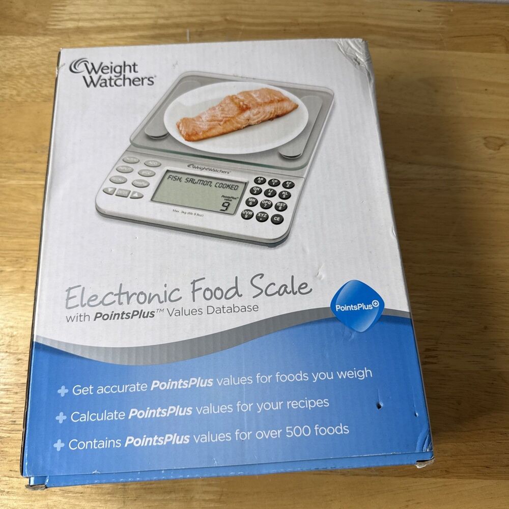 NIB Weight Watchers Electronic Food Scale Points Plus Values Database New